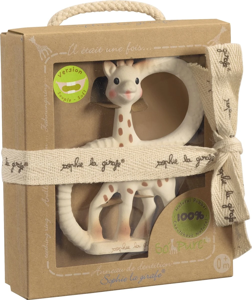 Sophie de giraf - So Pure - Bijtring - Soft - 100% natuurlijk rubber
