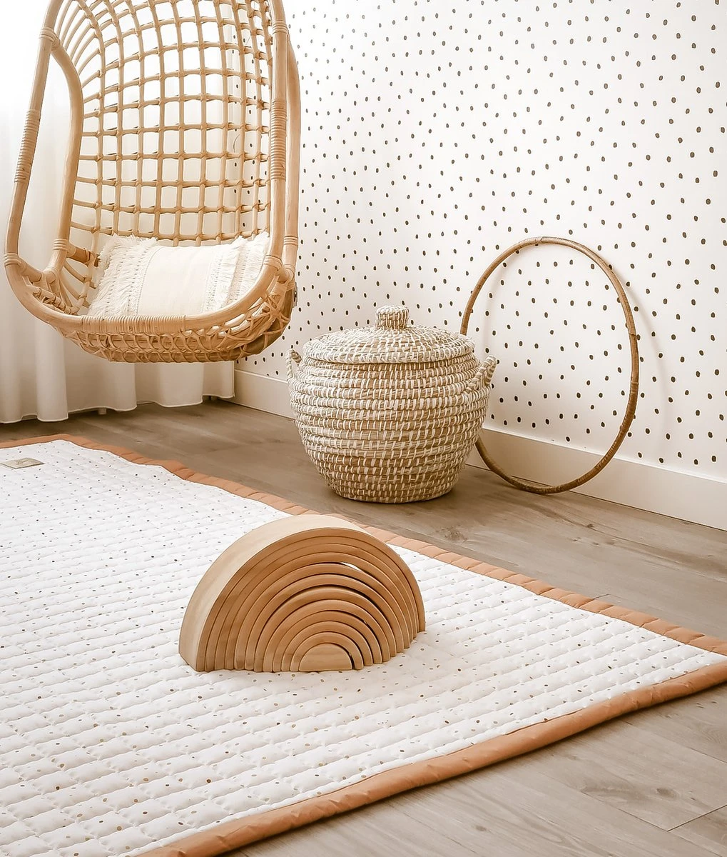 Love by Lily - groot speelkleed - Goldmine - City size - 150x120cm