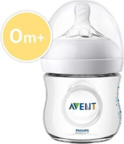 Philips Avent Natural Babyfles – SCF030/17 Babyfles (0m+) Voor Langzame Toevoer