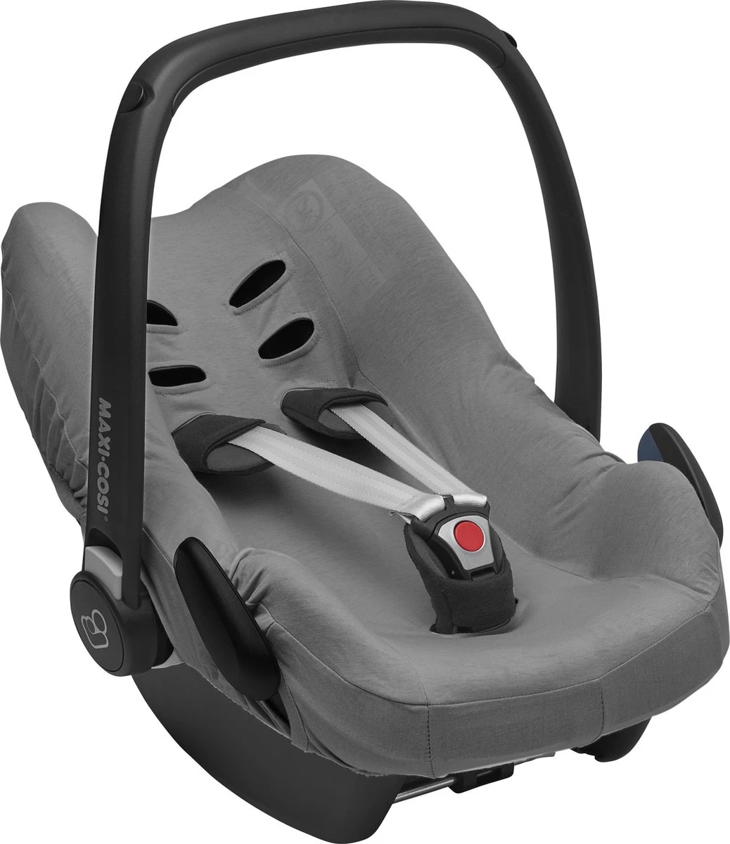 Meyco autostoelhoes Basic jersey - grijs - groep 0