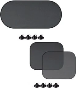 Zonnescherm Auto - Zonwering - Zijruit - Achterruit - UV Protectie - Set Van 3 - Rheme