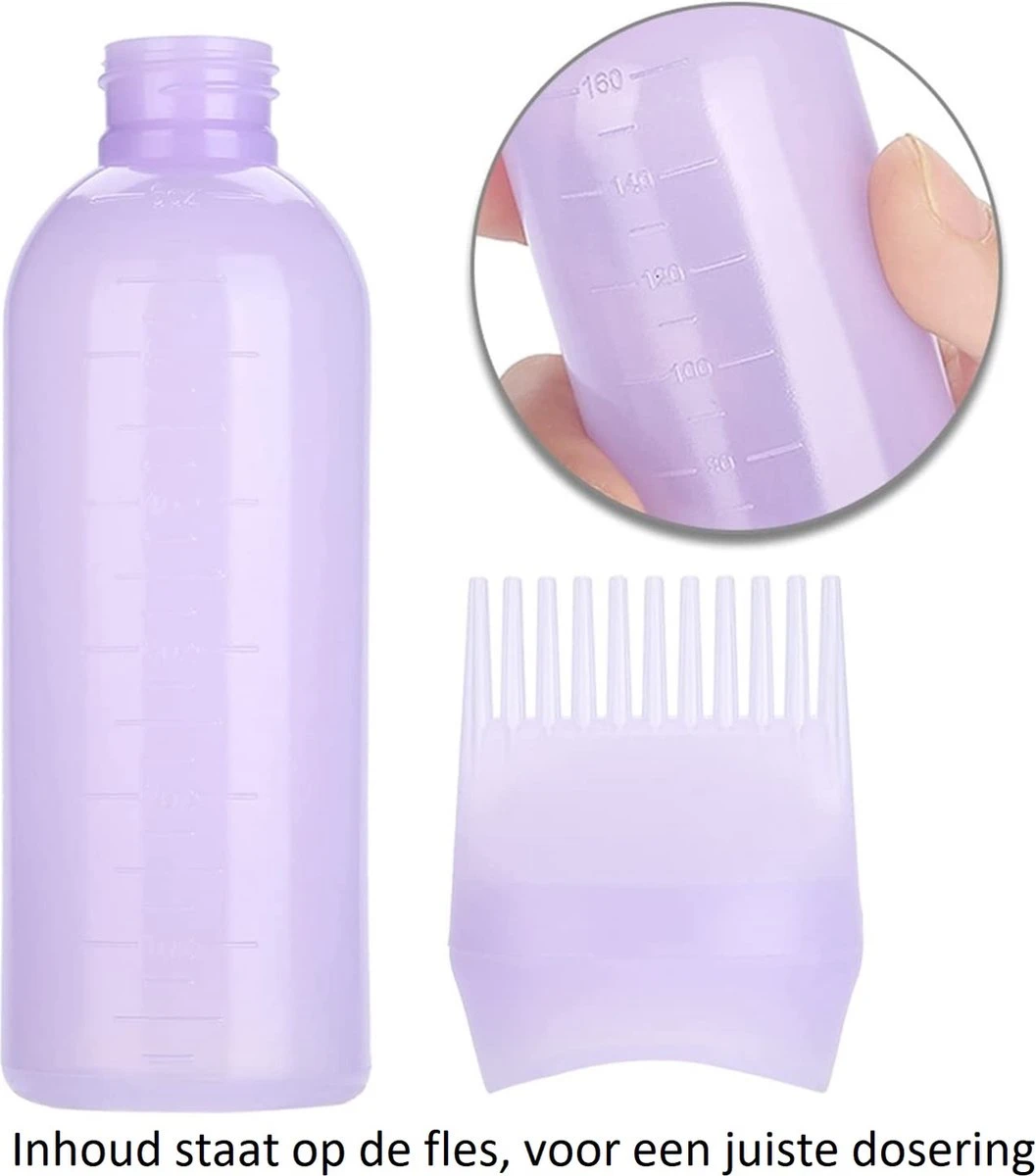 Haar olie applicator - Geschikt voor rosemary oil, mielle rosemary mint oil - Geschikt voor Haar serum - Kan worden gebruikt voor rozemarijn olie voor in het haar! - applicatieflesje - Applicator