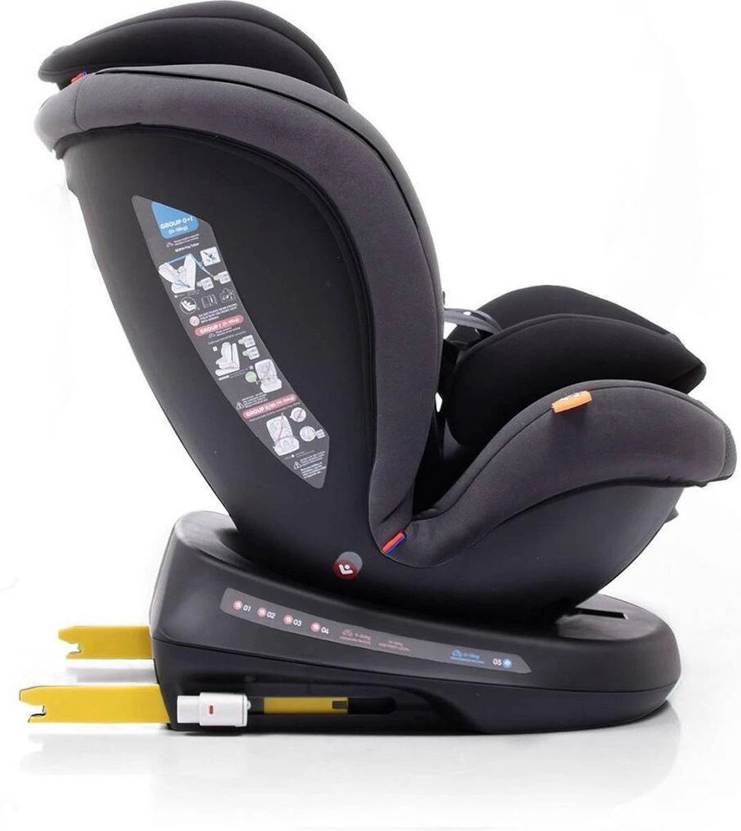 BabyAuto Rodia group 0+/1/2/3 zwart/grijs