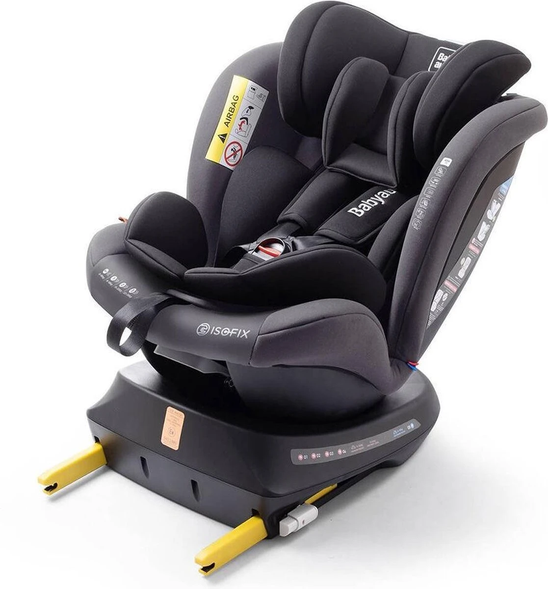 BabyAuto Rodia group 0+/1/2/3 zwart/grijs