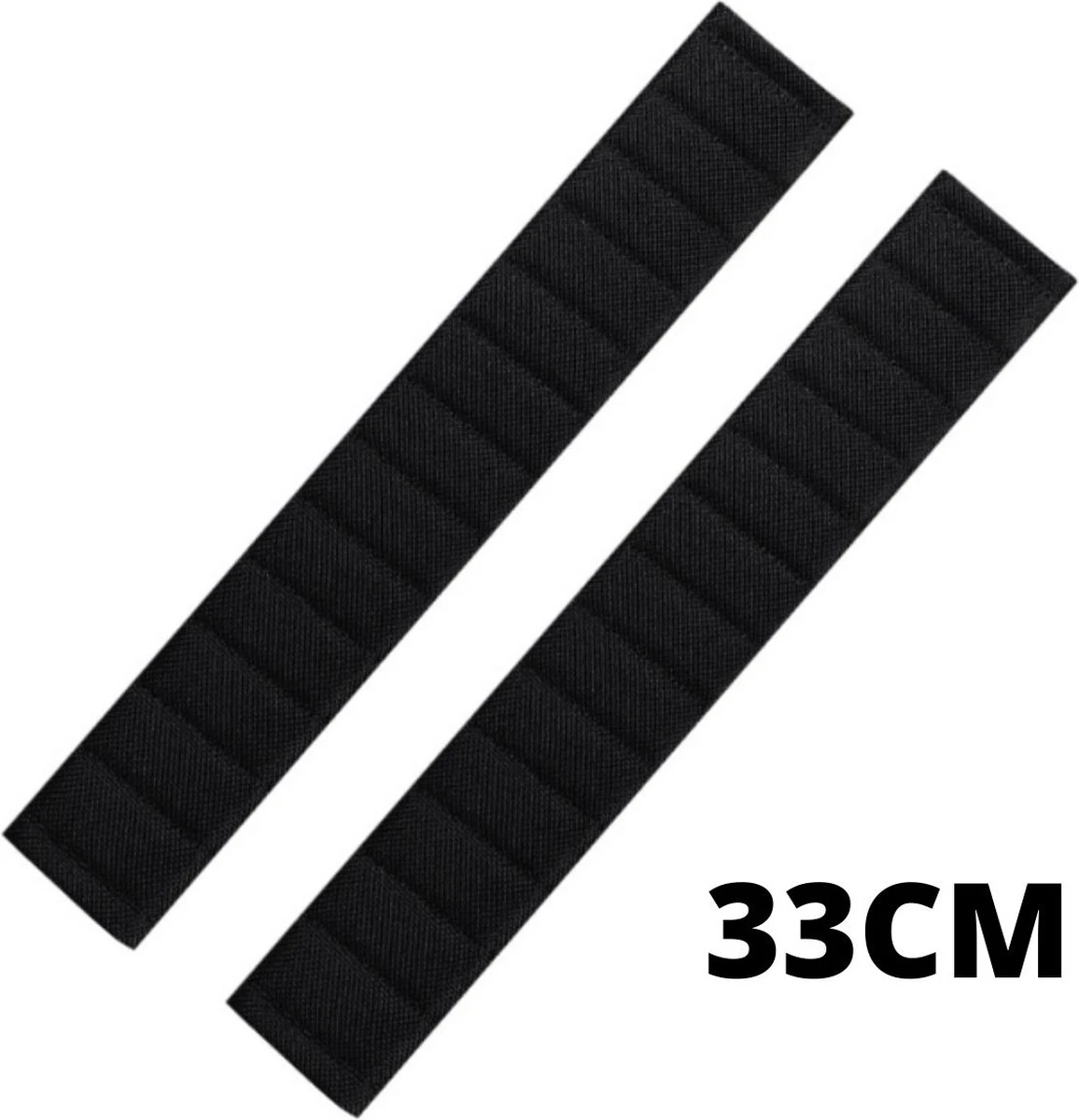 Hazlö luxe Gordelhoezen - extra lang - Auto gordel Beschermer - 33CM - Gordelkussen - Gordel beschermer - gordelhoes - 2 stuks - Zwart