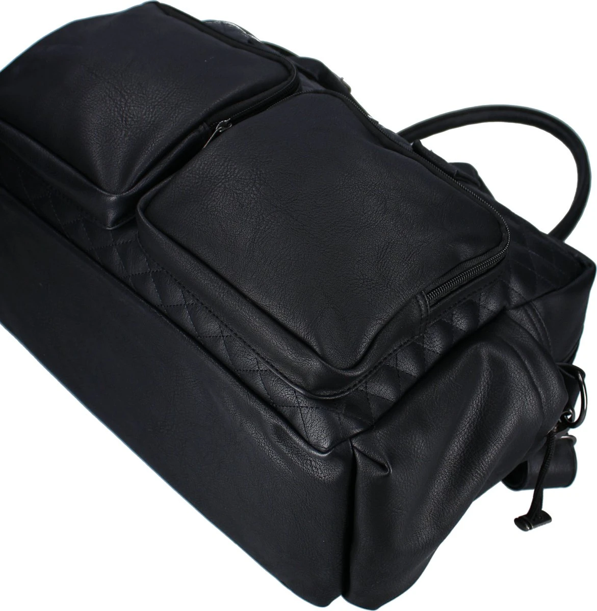 Kidzroom Vision of Love Luiertas - Zwart - Verschoonmatje - Verstelbare schouderband