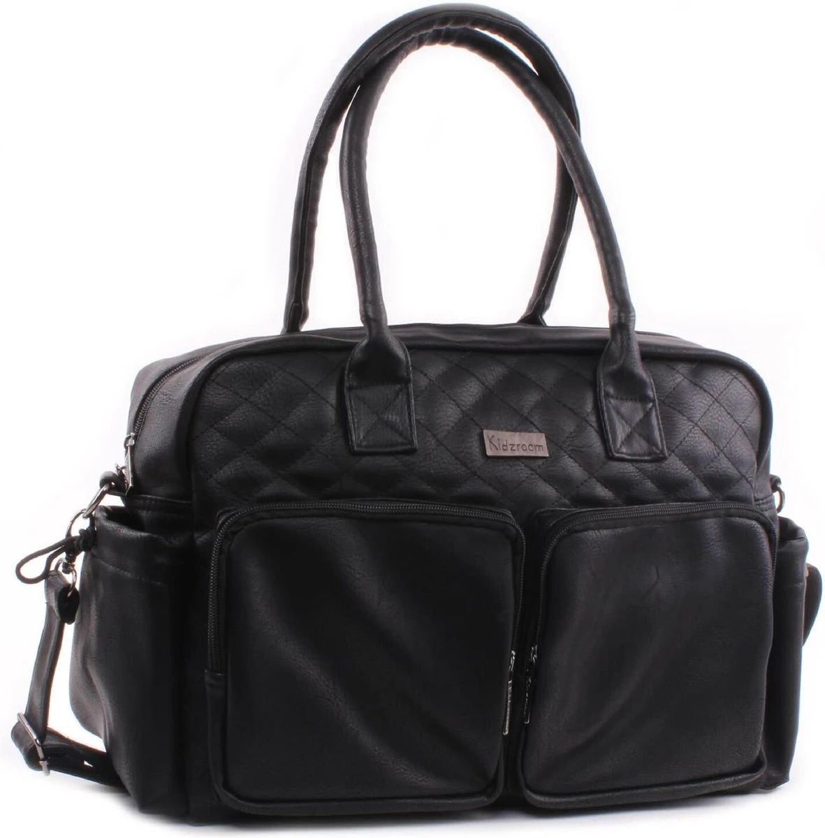 Kidzroom Vision of Love Luiertas - Zwart - Verschoonmatje - Verstelbare schouderband