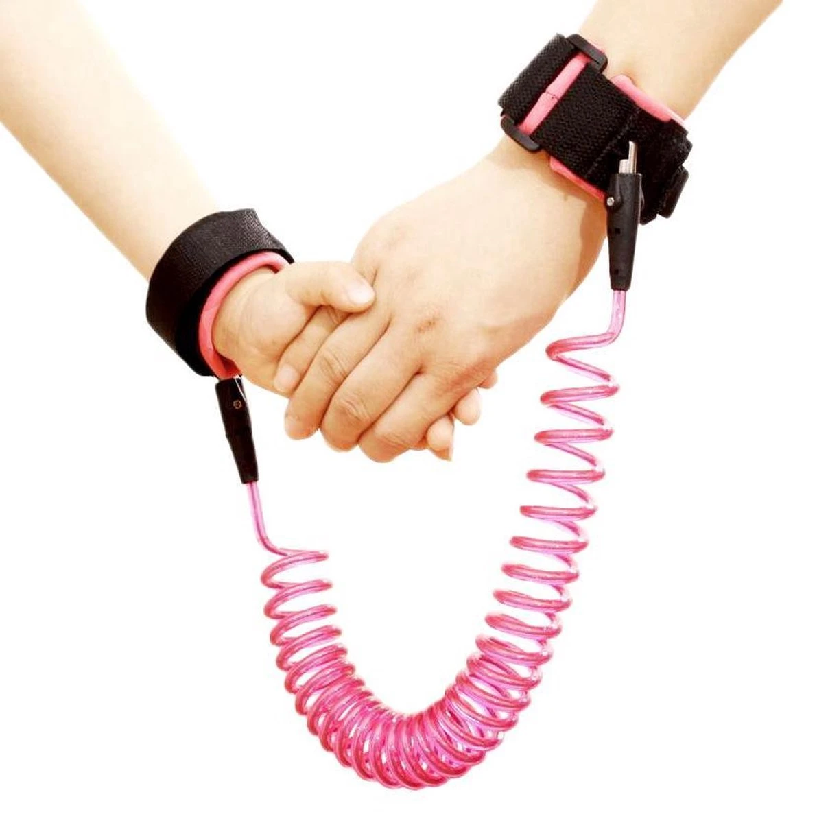 *** Polstuigje 360 Roze - Polsband/Kind - Veilig Onderweg - van Heble® ***