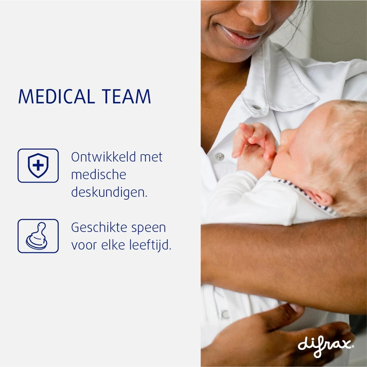 Difrax 1-2-3 Doseerspeen Natural - 2st