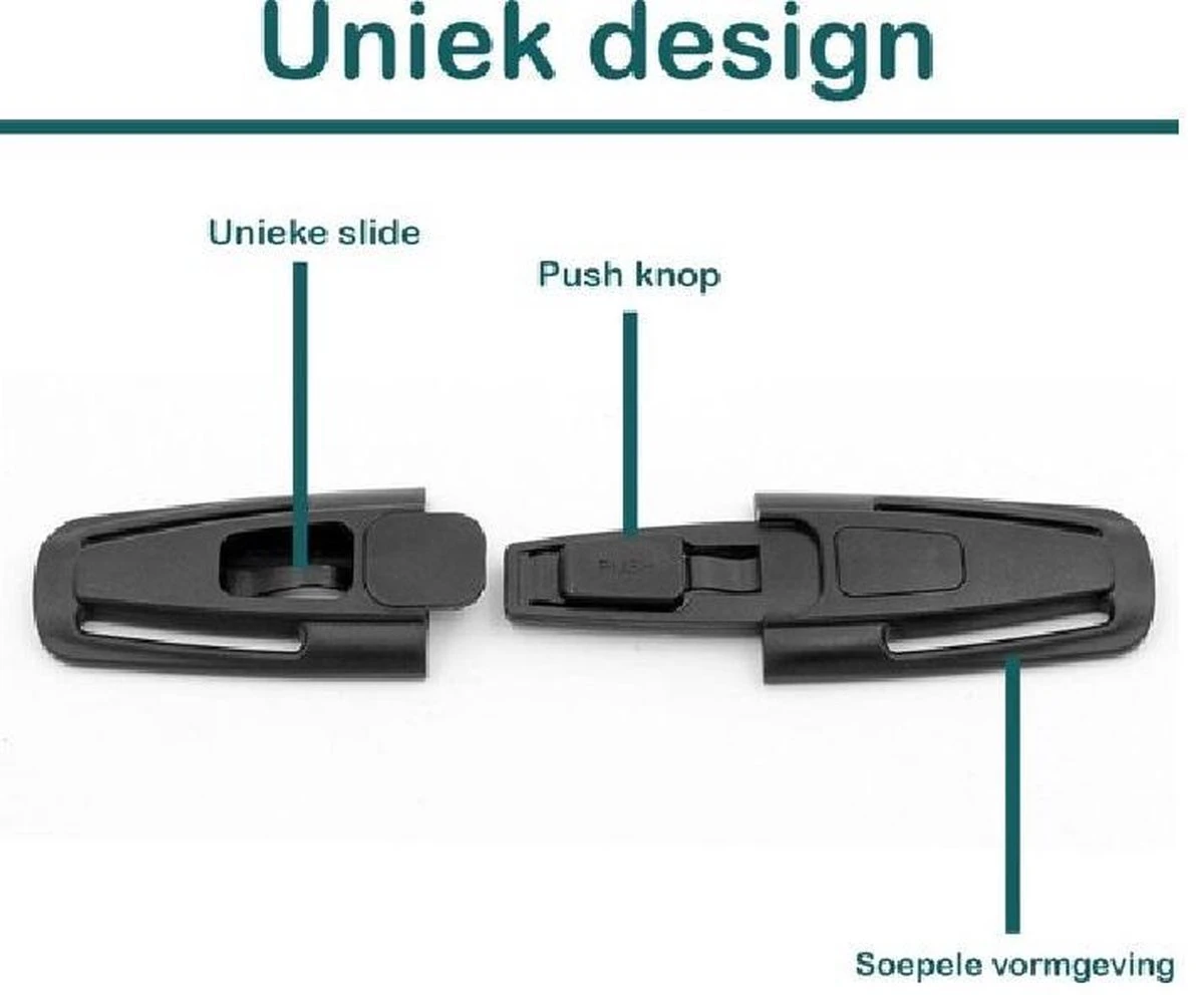 Autostoel Baby & Kinderen Gordelclip - Gordelbeschemer - Gordelversteller - Gordelverlenger - Autogordel Beschermer - Gordelklem - Gordelbeschermer Geschikt voor Maxi cosi