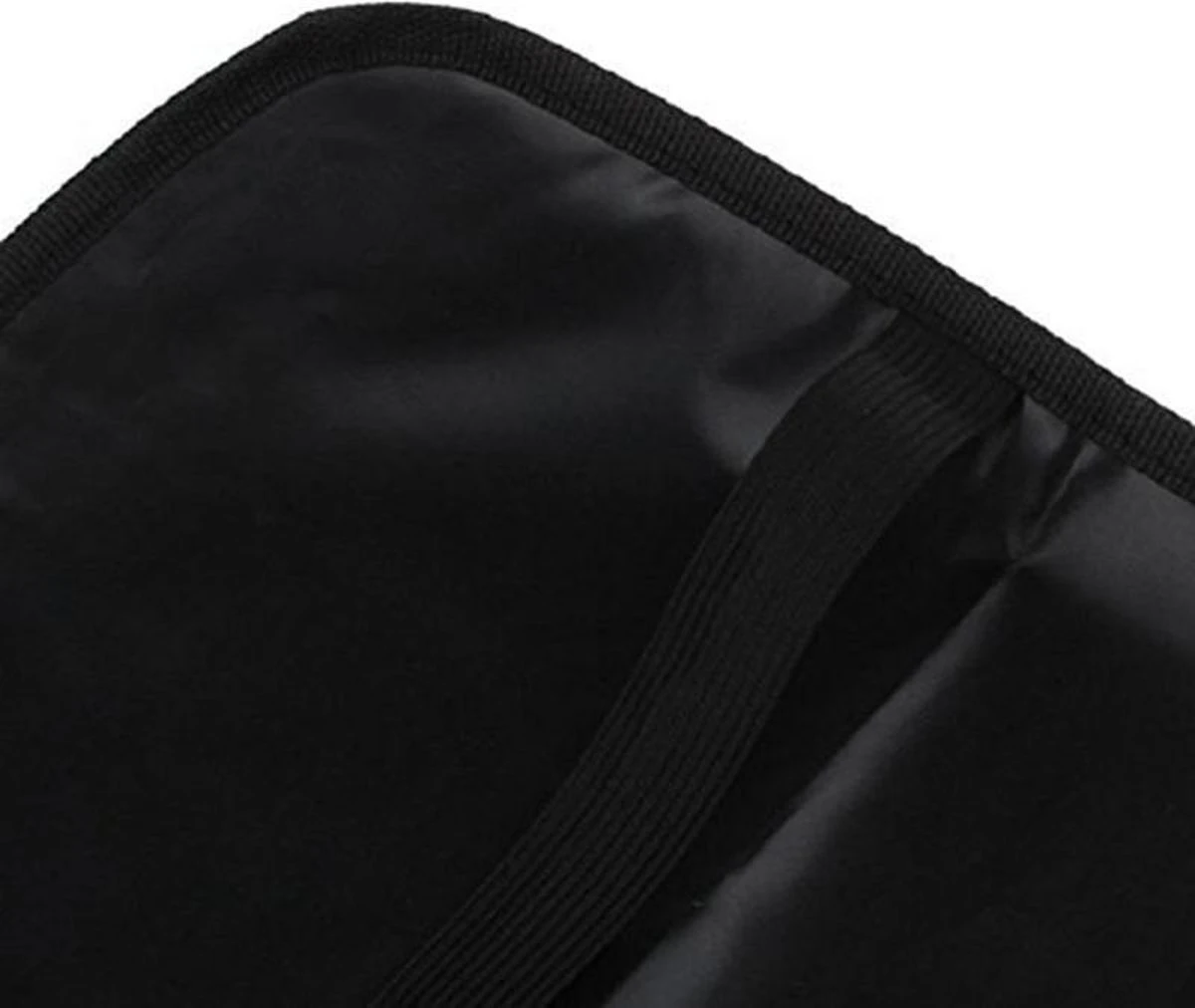 TDR-Autostoelbeschermer-Autostoelhoes – Voorstoelbeschermer – Kick Mat - Stoelhoes -zwart