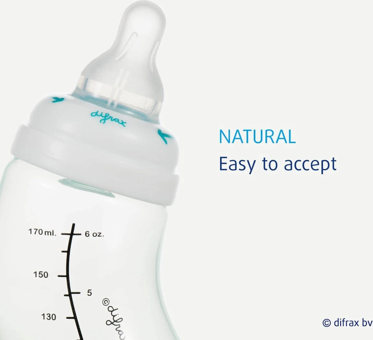 Difrax 1-2-3 Doseerspeen Natural - 2st