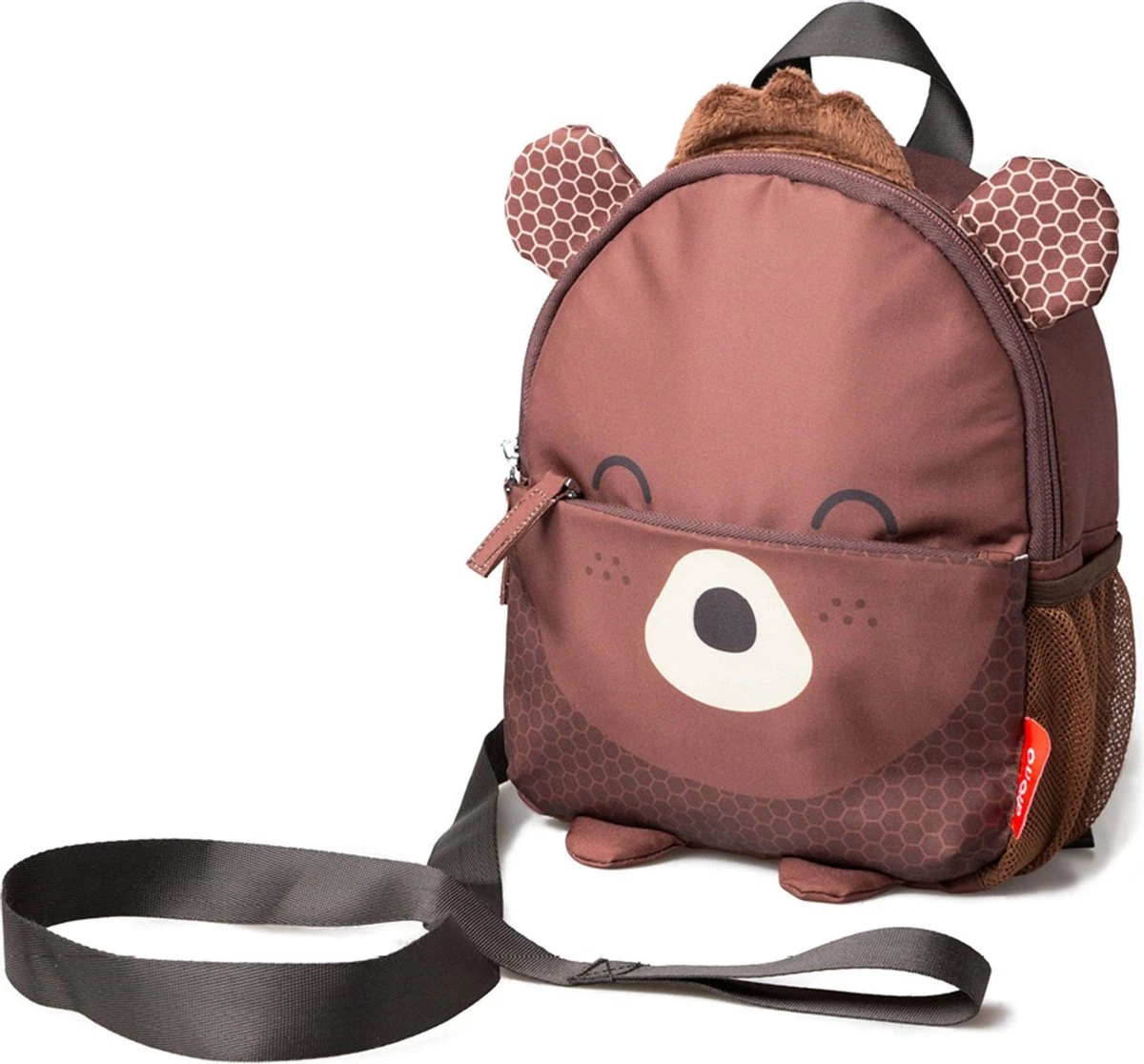 Kindertuigje met looplijn - Rugzak voor peuter & kleuter - Tuigje kind - Rugzaktuigje - Beer