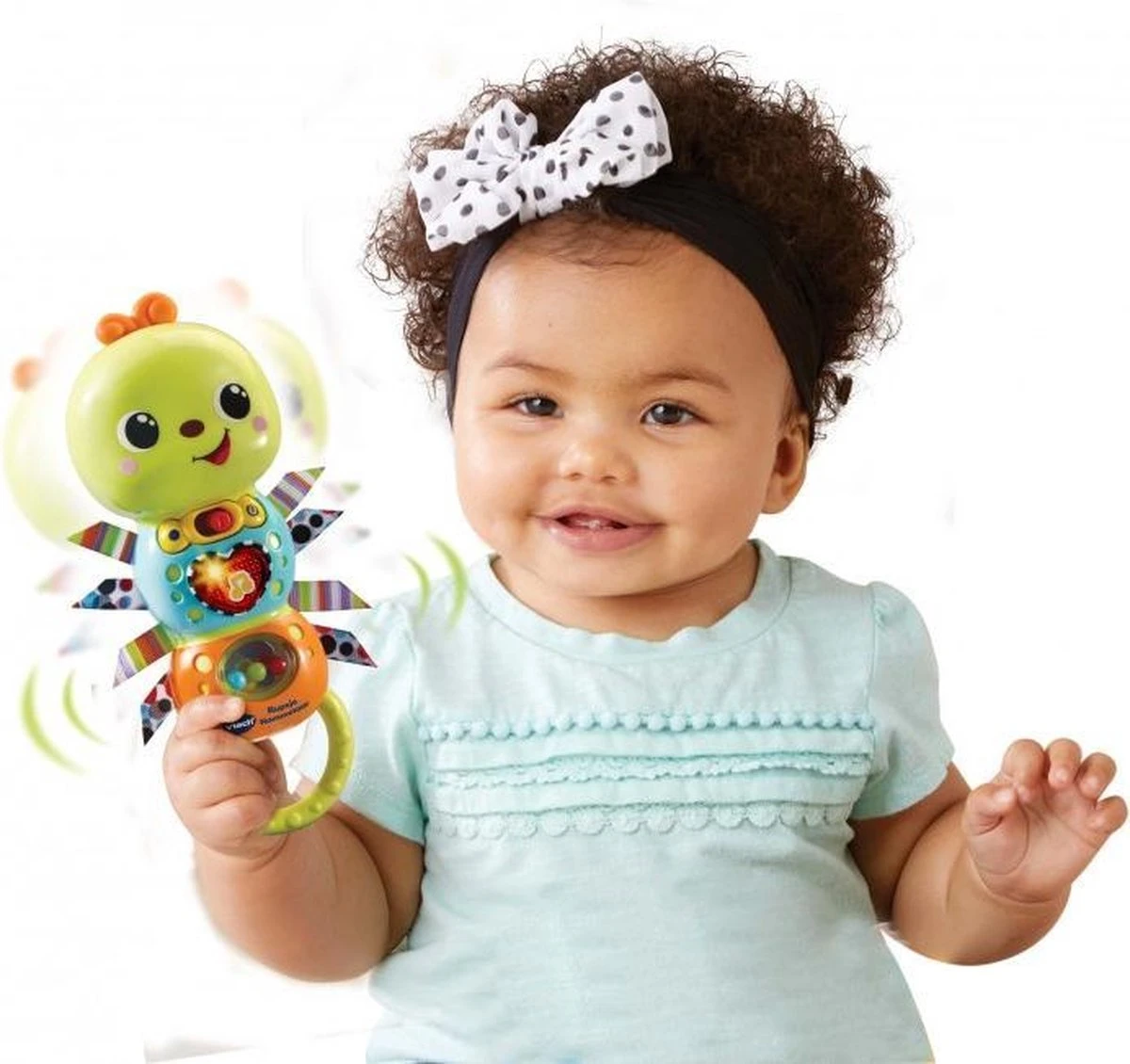 VTech Baby Rupsje Rammelaar - Educatief Babyspeelgoed - 3 tot 36 Maanden