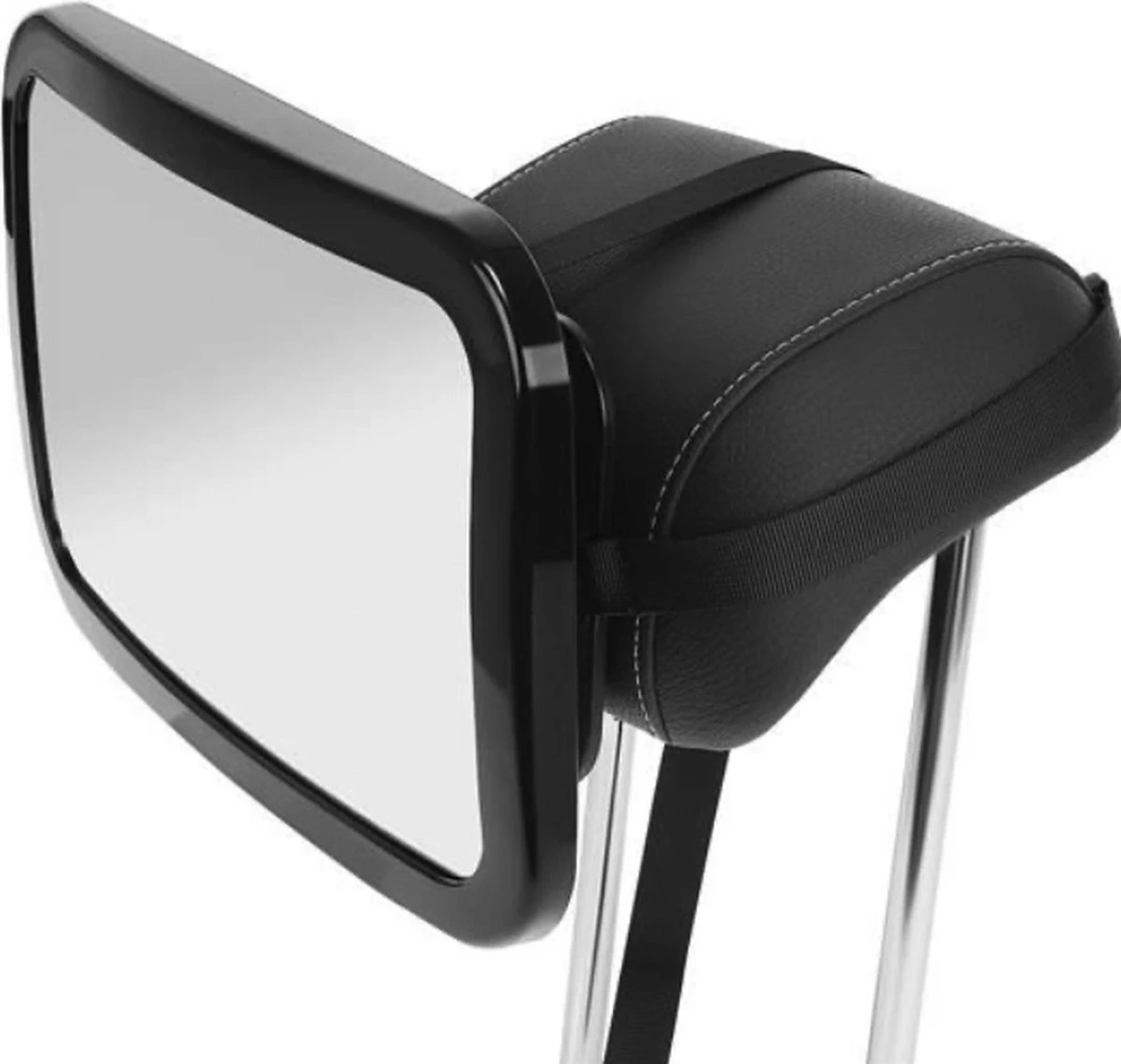 YUNICS® Autospiegel Baby - Achterbank Spiegel - Baby Spiegel Auto - Verstelbaar - Zwart