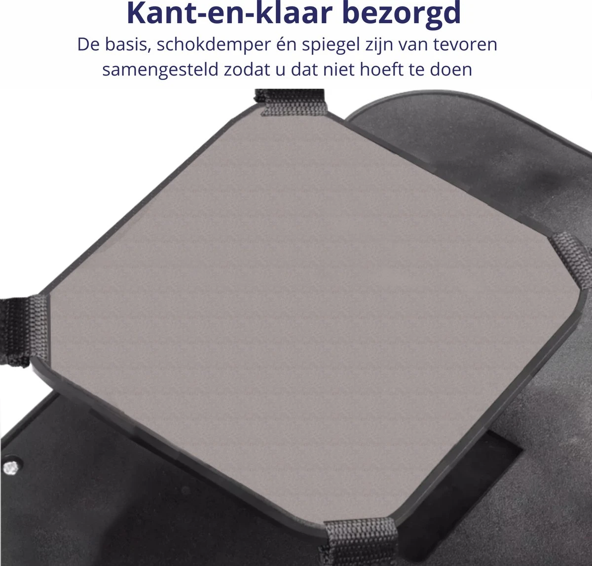 Nelbar Autospiegel Baby Verstelbaar – Achteruitkijkspiegel – Drempelproef – Baby spiegel auto Achterbank – Achteruitkijk spiegel – 360 graden verstelbaar – XL formaat