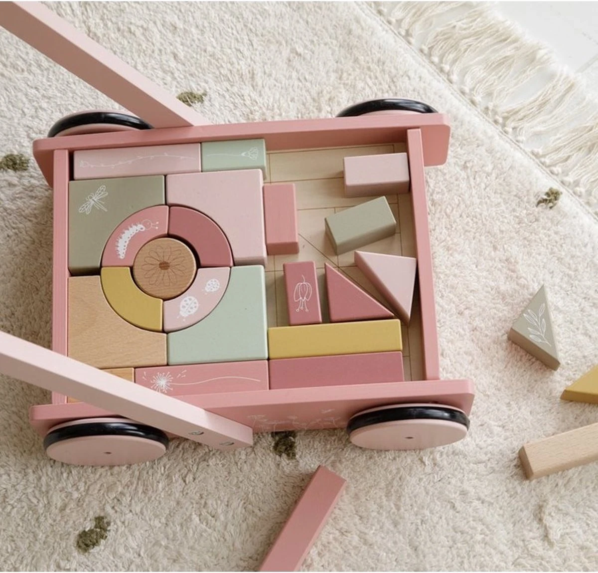 Little Dutch - Blokkenkar Wild Flowers