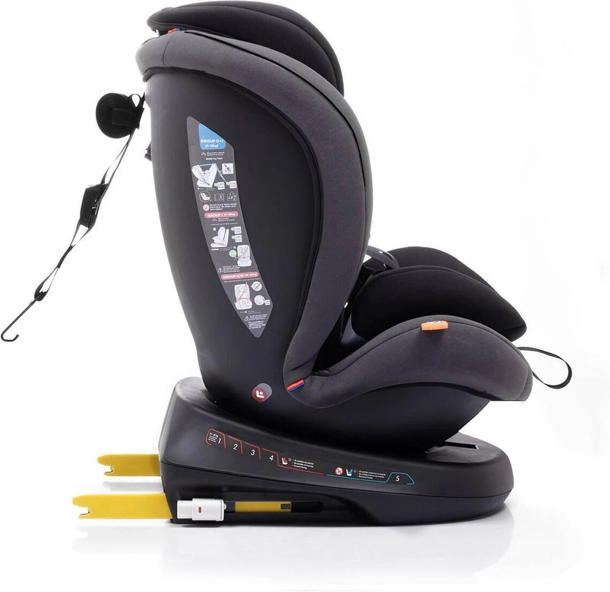 BabyAuto Rodia group 0+/1/2/3 zwart/grijs