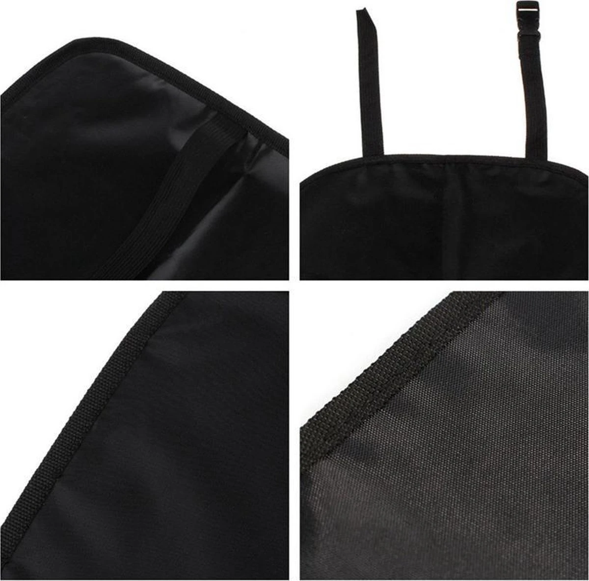 TDR-Autostoelbeschermer-Autostoelhoes – Voorstoelbeschermer – Kick Mat - Stoelhoes -zwart