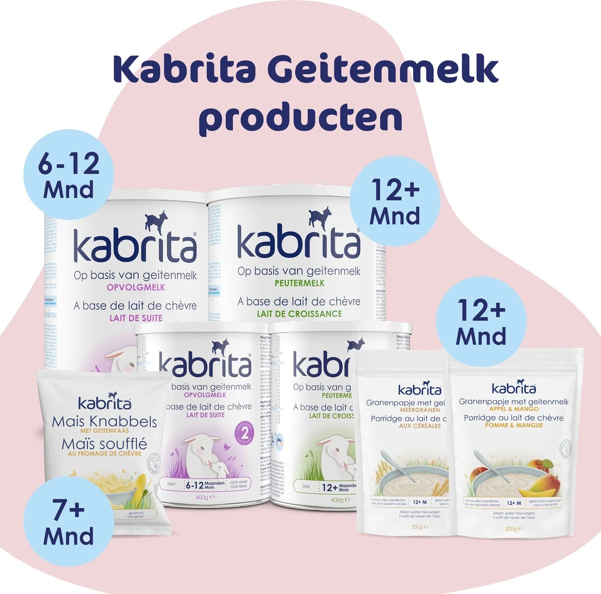 Kabrita 3 Peutermelk - Babyvoeding 12+ maanden - 400g