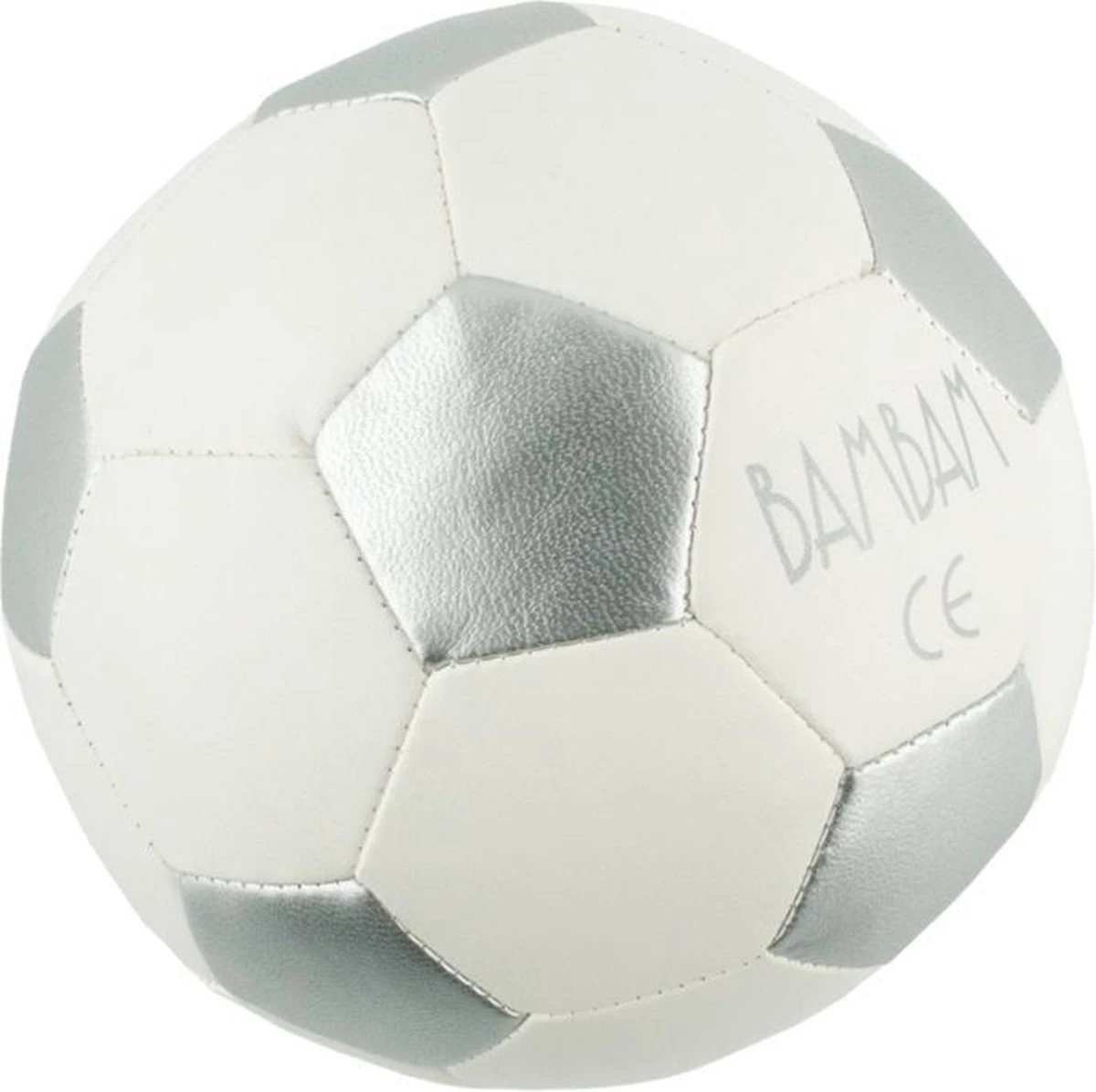 BamBam Voetbal - Zilver - Baby cadeau
