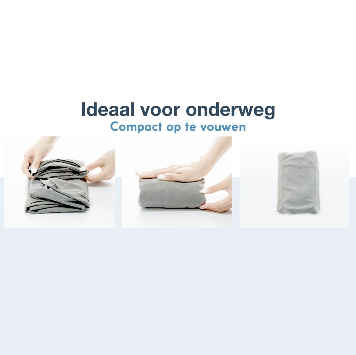 Vliegtuigbedje - Opblaasbare voetensteun - Reiskussen vliegtuig - 3 standen