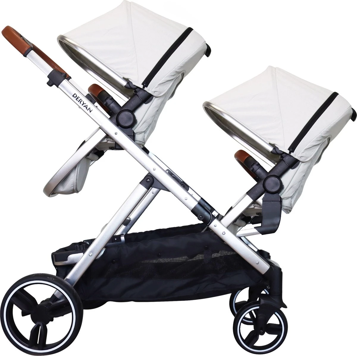 Deryan Tweede Stoeltje voor Evy Kinderwagen - Creme