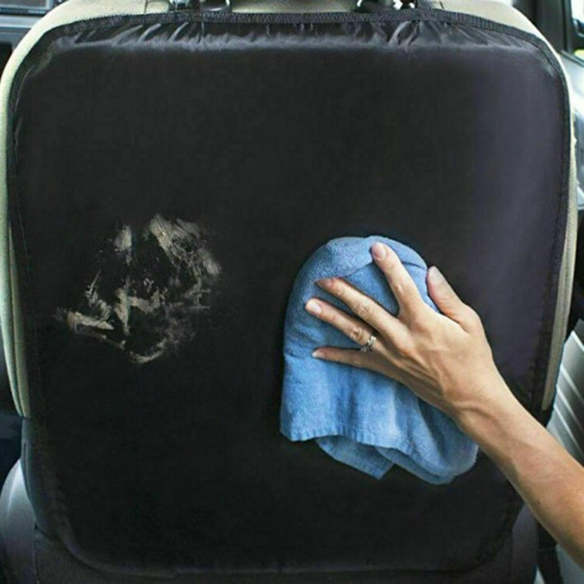 Buxibo - Auto Stoelbeschermer - Auto Stoelhoes - Beschermer Achterkant Autostoel - Voor voorstoel - 2 Stuks