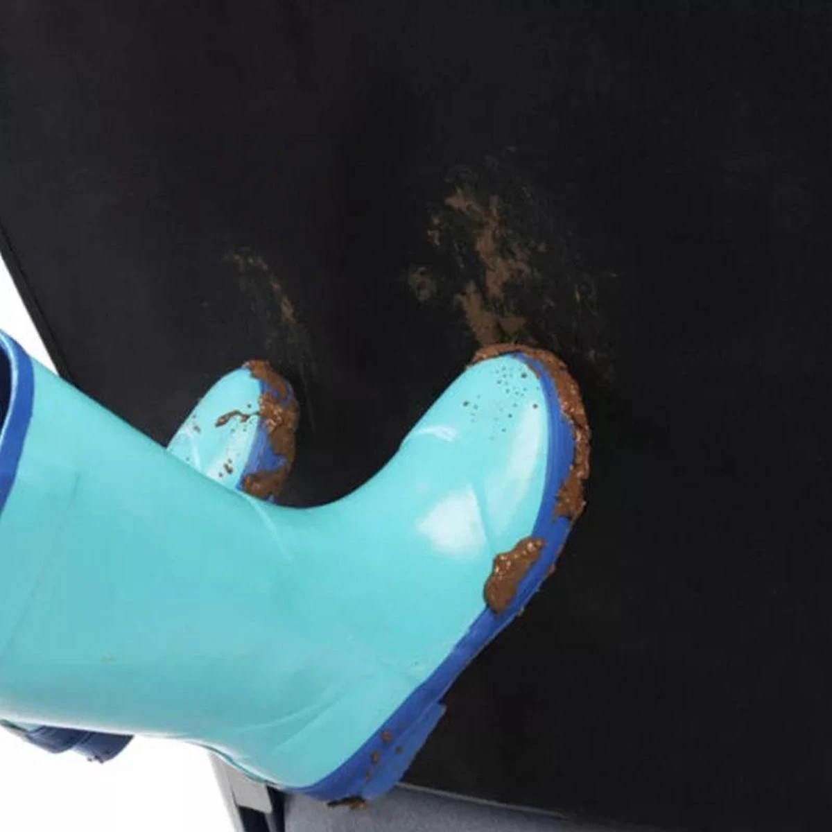 TDR-Autostoelbeschermer-Autostoelhoes – Voorstoelbeschermer – Kick Mat - Stoelhoes -zwart