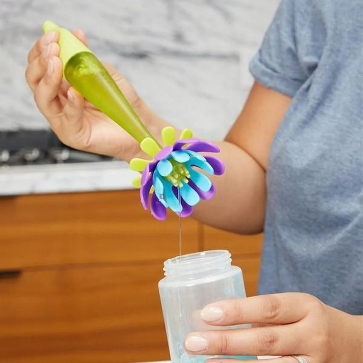 BOON Bundle Starterspakket Onderhoud Babyvoedingsartikelen - Flessenrek met accessoires