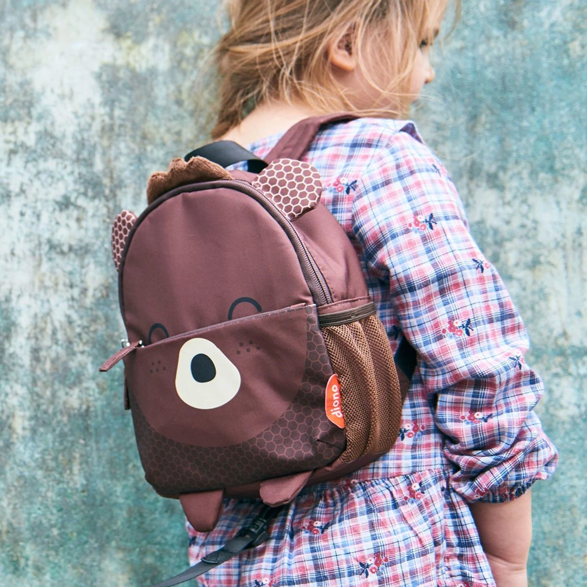 Kindertuigje met looplijn - Rugzak voor peuter & kleuter - Tuigje kind - Rugzaktuigje - Beer