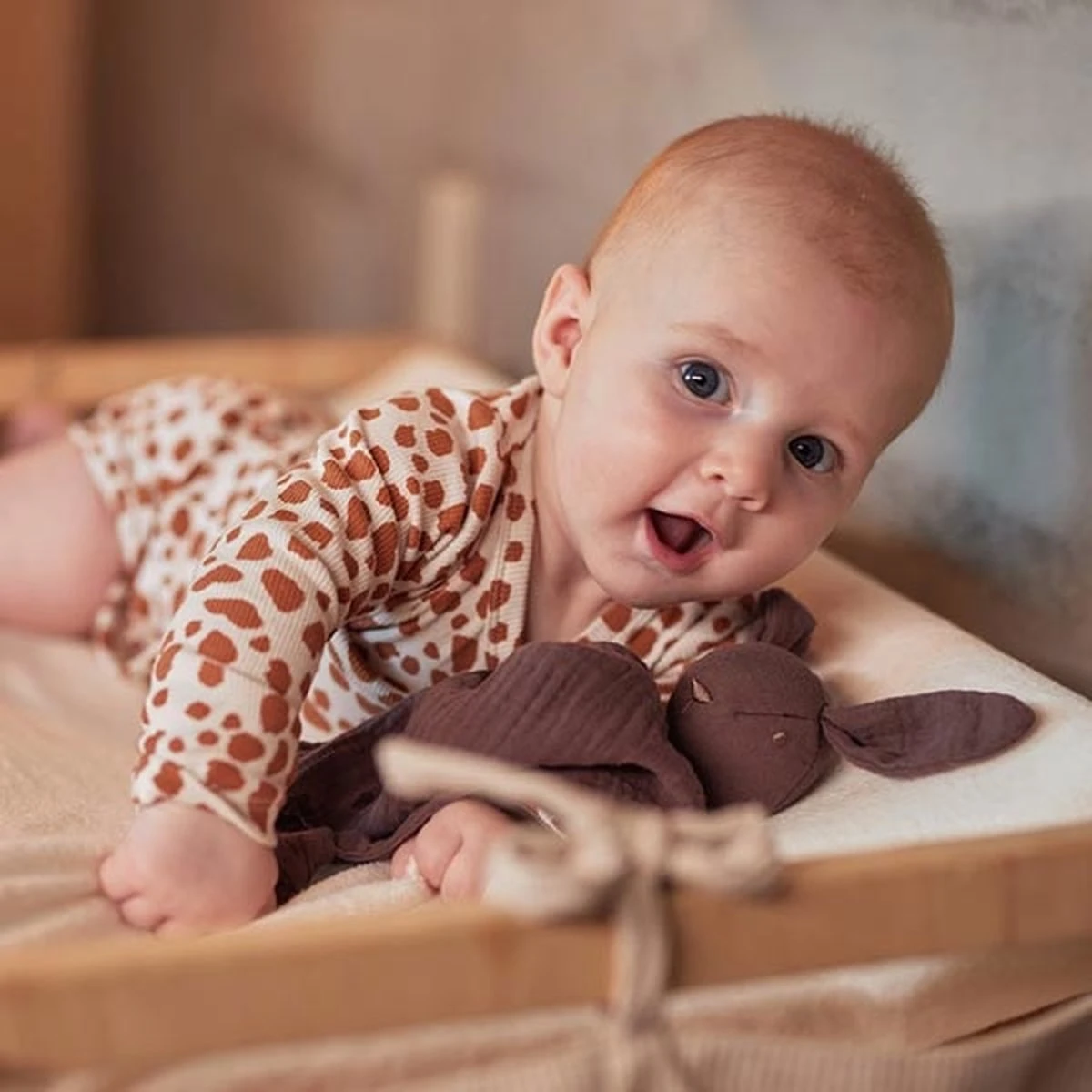 Jollein Speendoekje Bunny Ears - Chestnut