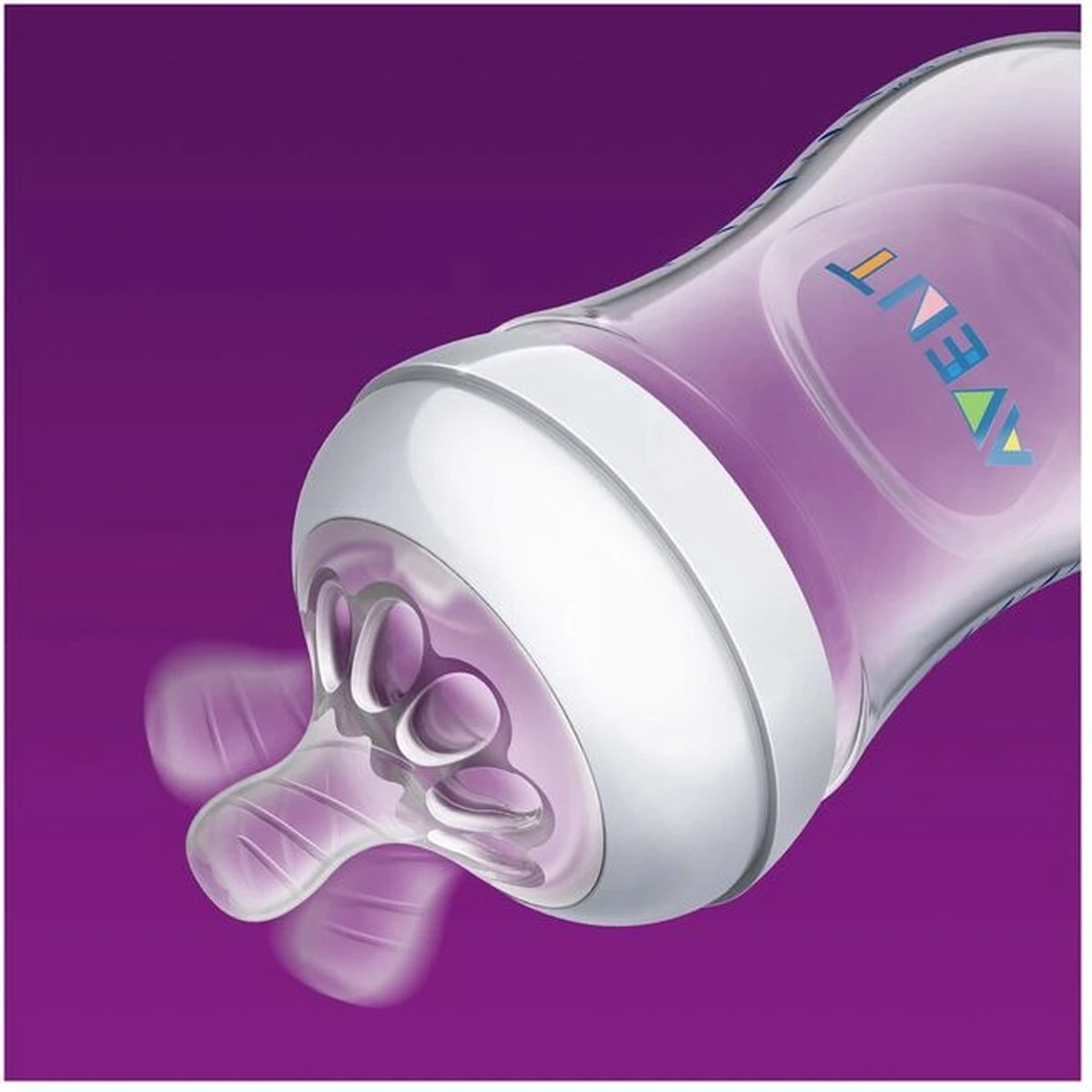 Philips Avent Natural babyfles – SCF030/17 babyfles (0m+) voor langzame toevoer