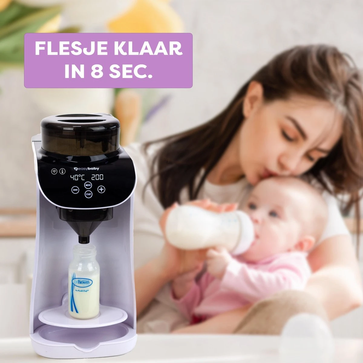 Easybaby Flesvoeding Apparaat / Baby Senseo - Baby Fles Maker - Flessenwarmer - Flesverwarmer
