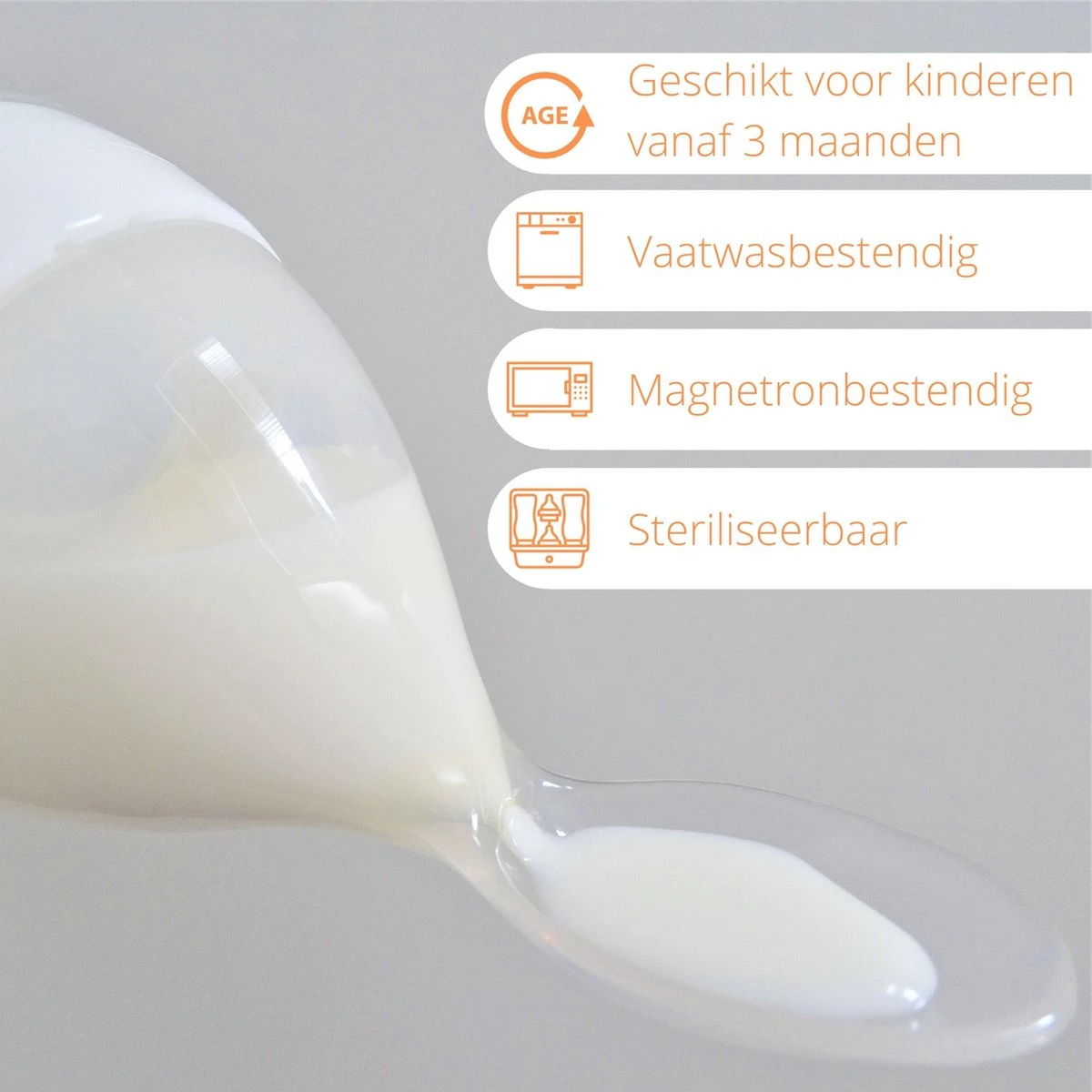 Baby Knijpfles met Lepel voor Babyhapjes - Lepelfles Baby - groen - Siliconen - BPA Vrij - 90 ml