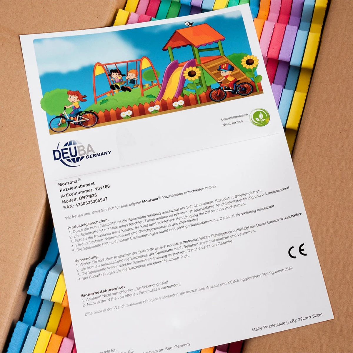 Speelmat 86 delig Puzzelmat