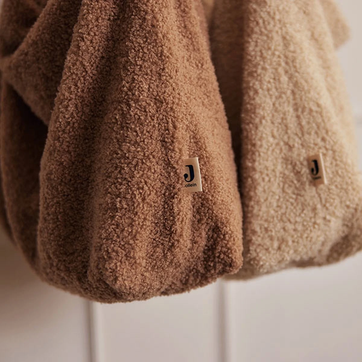 Jollein Luiertas Shopper 34x43cm Boucle - Naturel