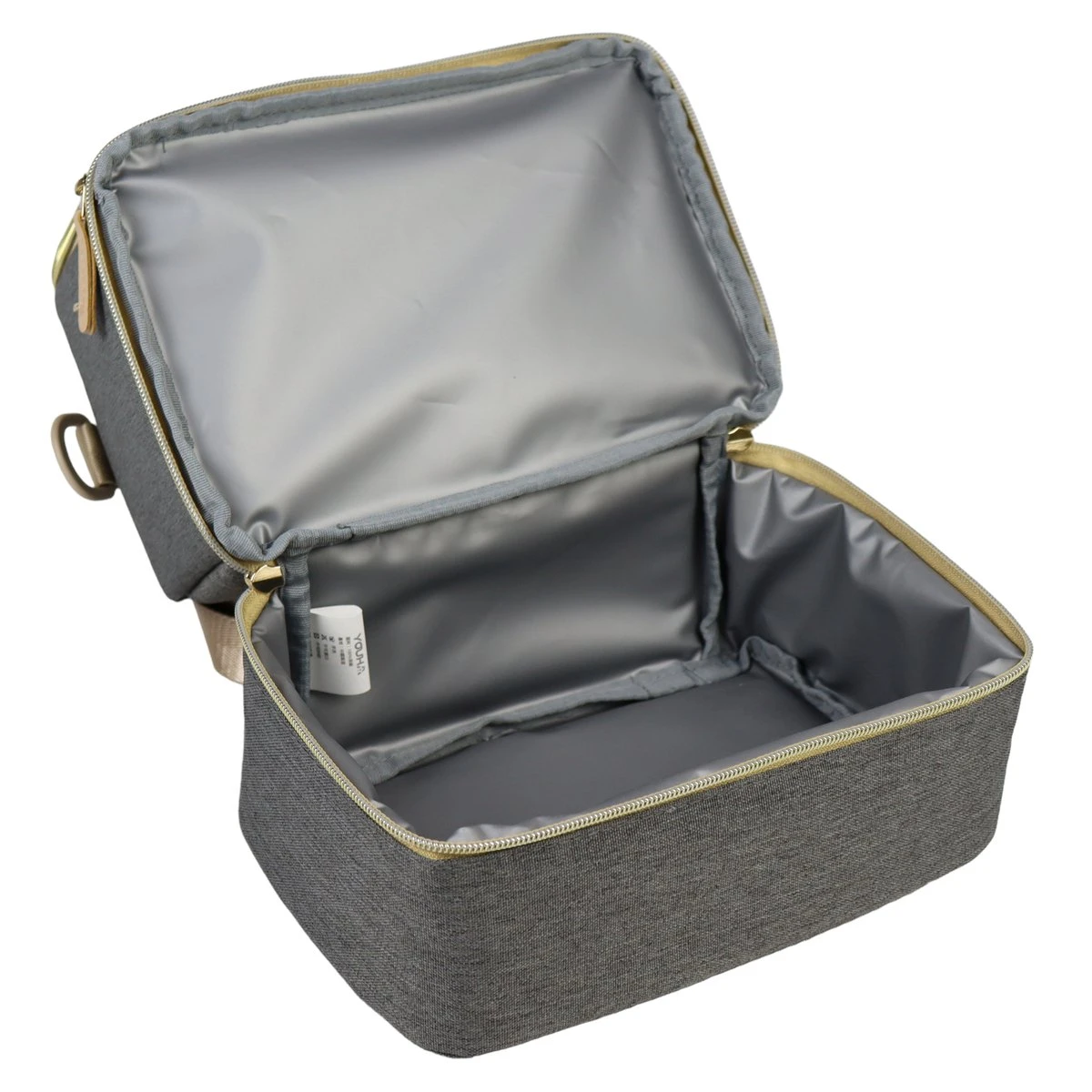 Youha® Tas - Kolftas - Moedermelk koeltas - Babyfles koeltas - Babymelk koelen - Schoudertas & Rugtas - Kleur: Grijs - Reistas