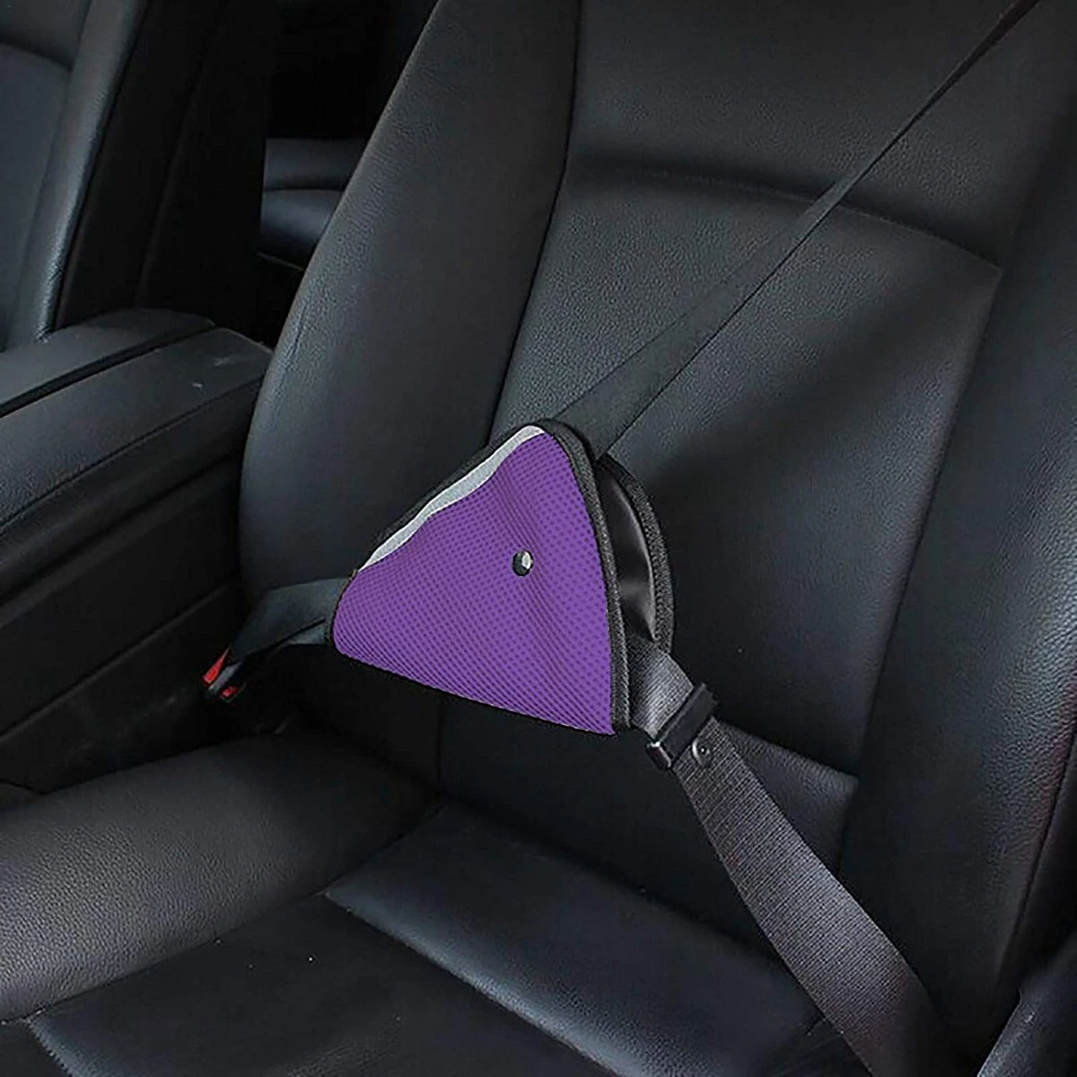 Doodadeals® Autogordel Beschermer - Paars - Gordelhoes Kinderen - Autogordel Beschermers Kind - Gordelbeschermer auto