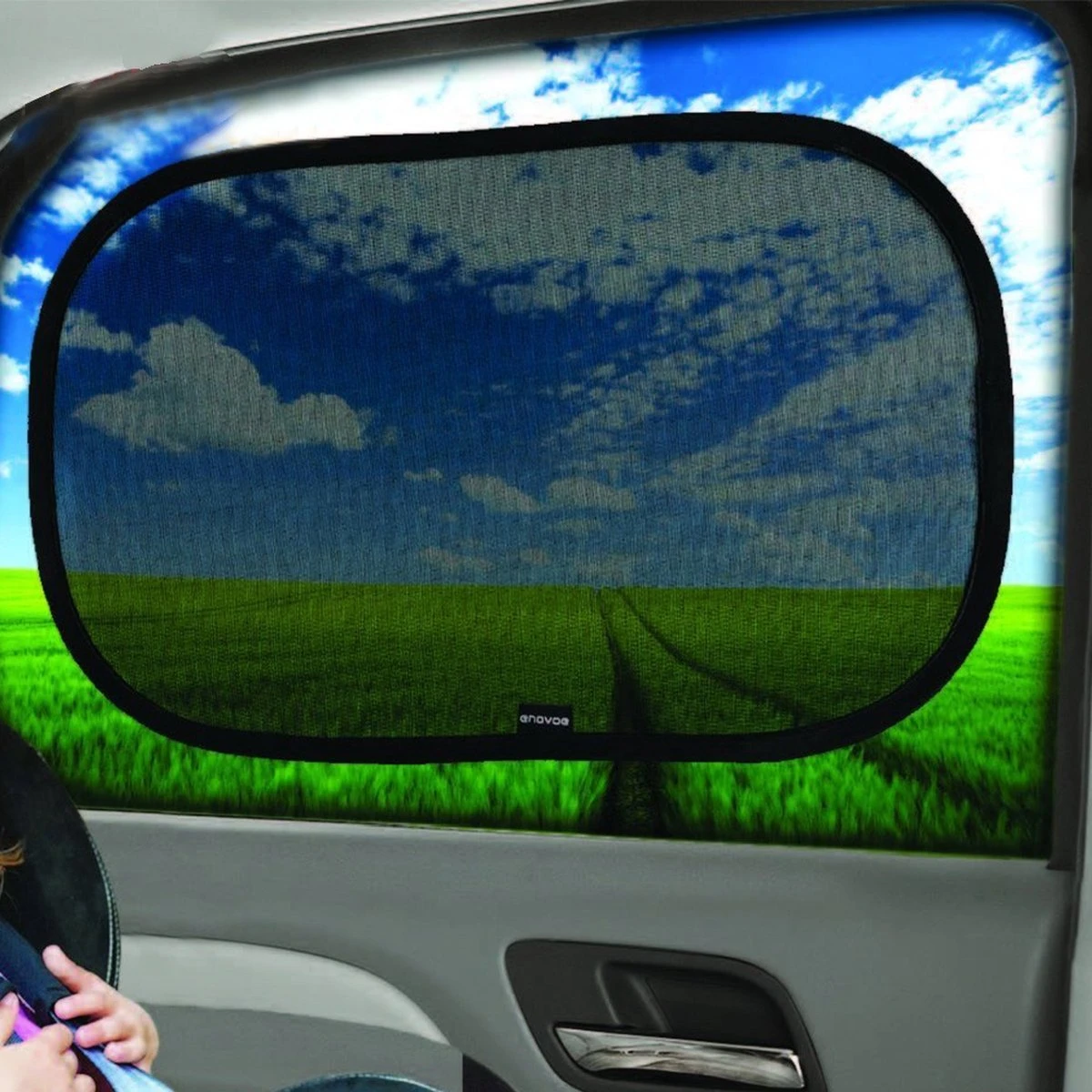 Zonnescherm auto baby - Zonnescherm auto - Zonnescherm auto zijruit - Zonwering auto - Zonnescherm auto kind - Zonwering raam - 2 Stuks - + Gratis bewaarzak - Zonder zuignappen