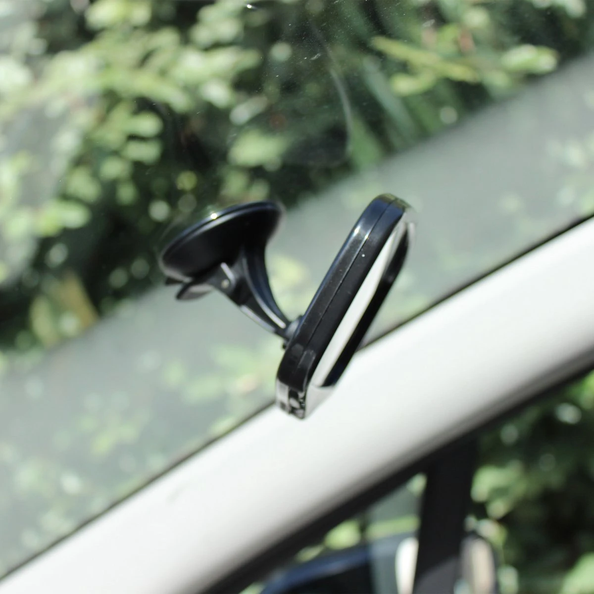 EZI MIRROR MINI - Auto spiegel baby - met klem en zuignap - klein formaat - bevestig op ruit of aan zonneklep