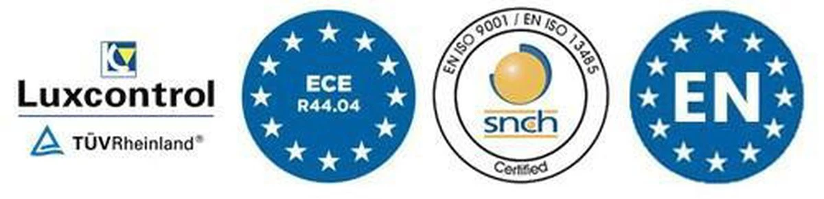 Lionelo Luuk - Stoelverhoging - Voorgevormde vorm - Zachte spons gebruikt in de zitting - Extra bevestigingsriem