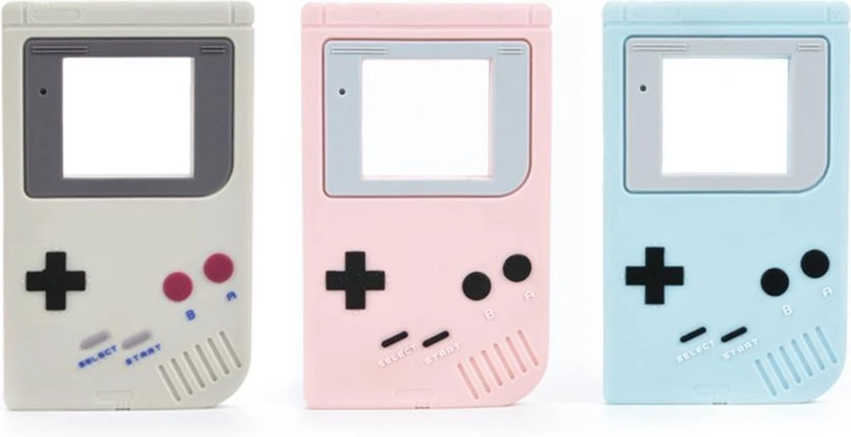 Game Boy Bijtketting - Kauwsieraad - Bijtring - Roze