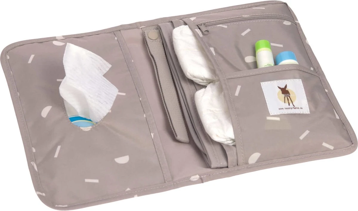 Lässig Verschoningsmatje Blocks taupe