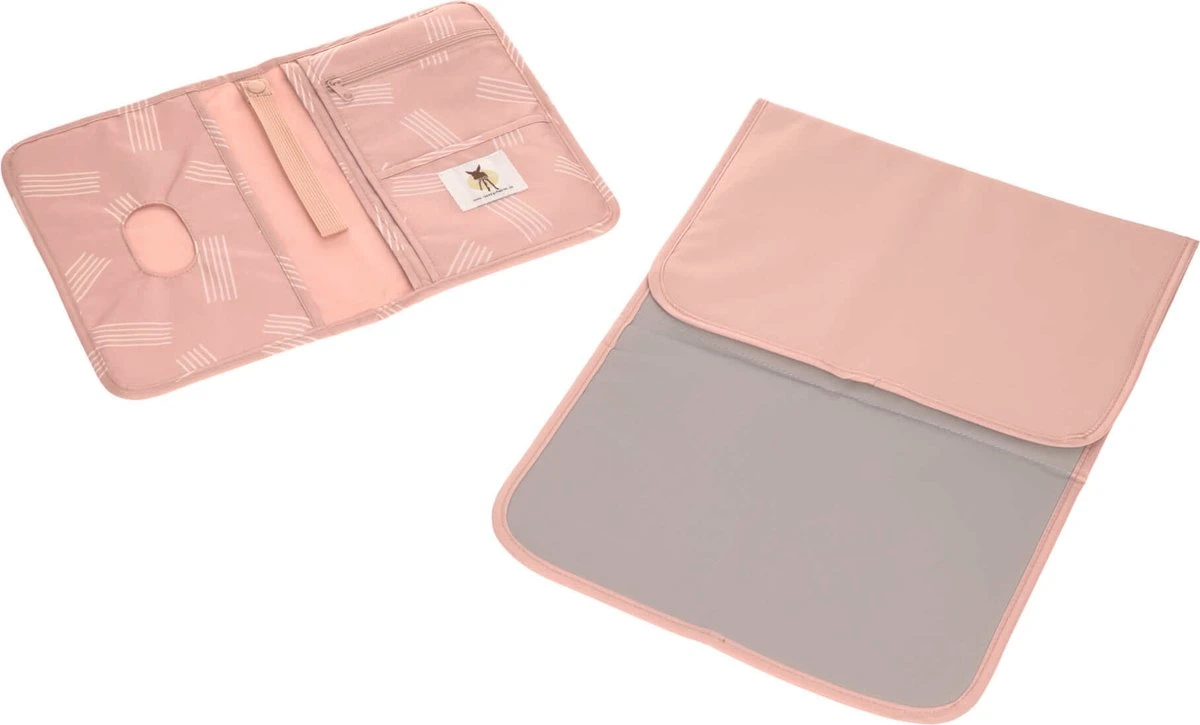 Lässig Verschoningsmatje Soft Stripes rose