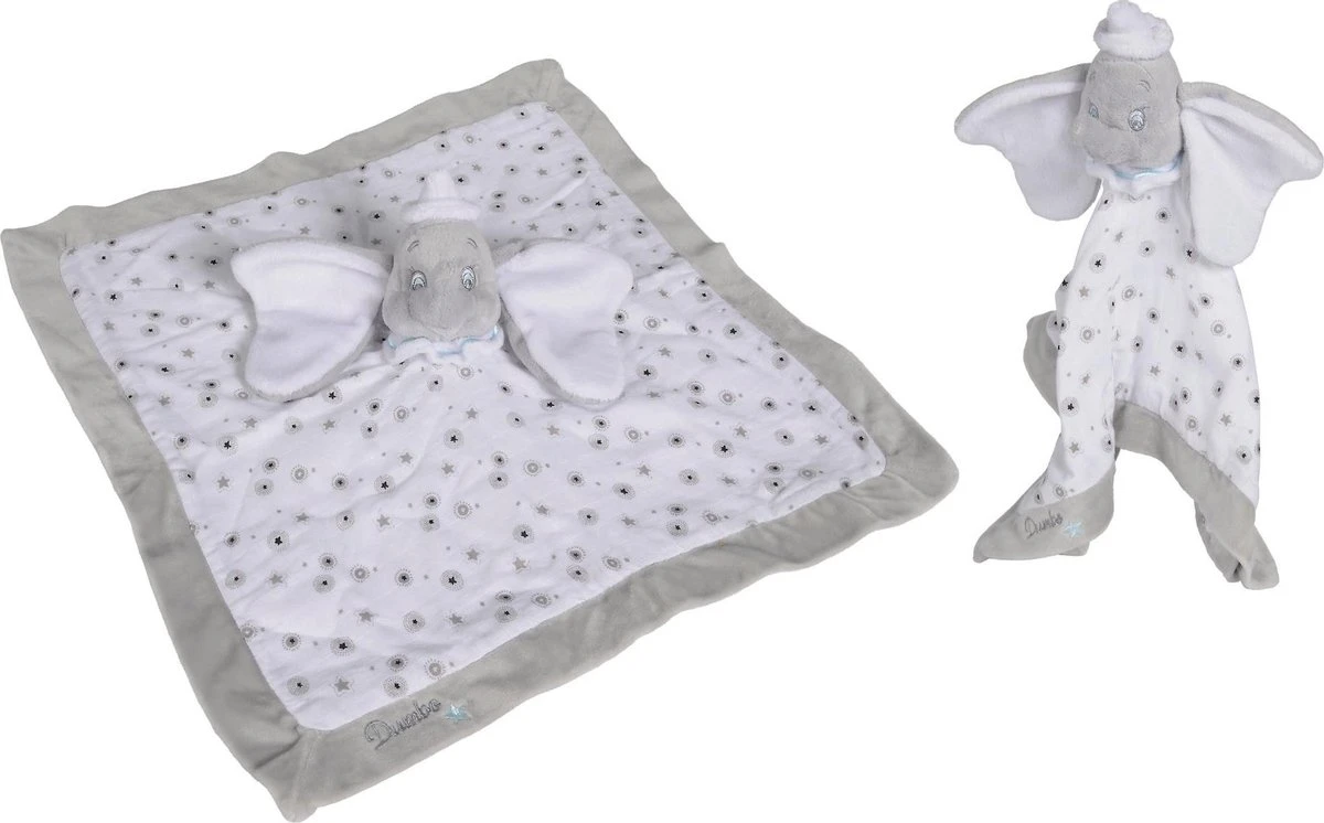 Disney - Dumbo/Dombo - Grote knuffeldoekje - 40 cm - Alle leeftijden - Babygeschenk - Kraamcadeau - Knuffeldoek