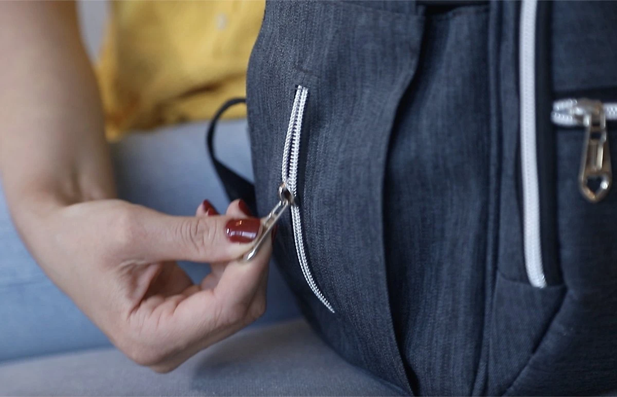 Periwinkle - Luiertassen - Waterproof Baby verzorgingstas - baby rugzak - luiertas - verzorgingstas - Linnen - bordeaux