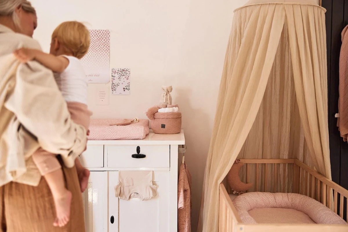 Jollein Speendoekje Moon - Pale Pink