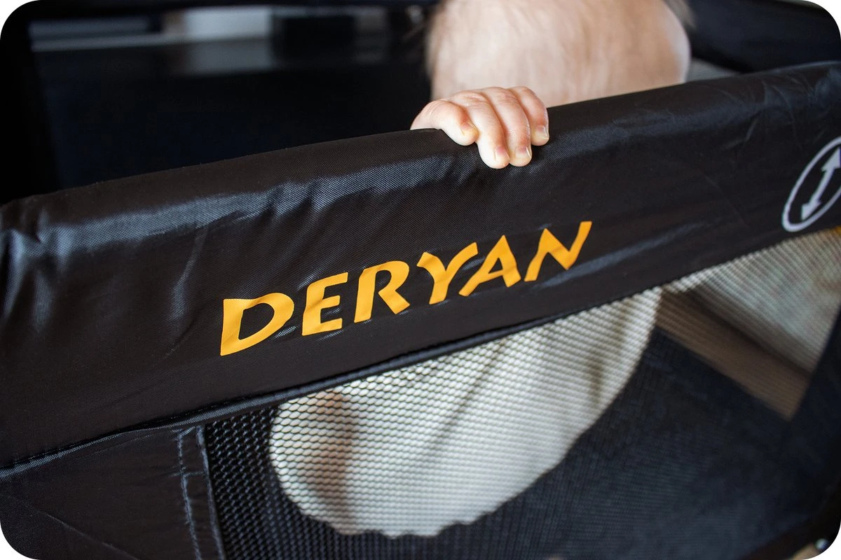 Deryan Believer Campingbedje - 120x60cm - Zwart