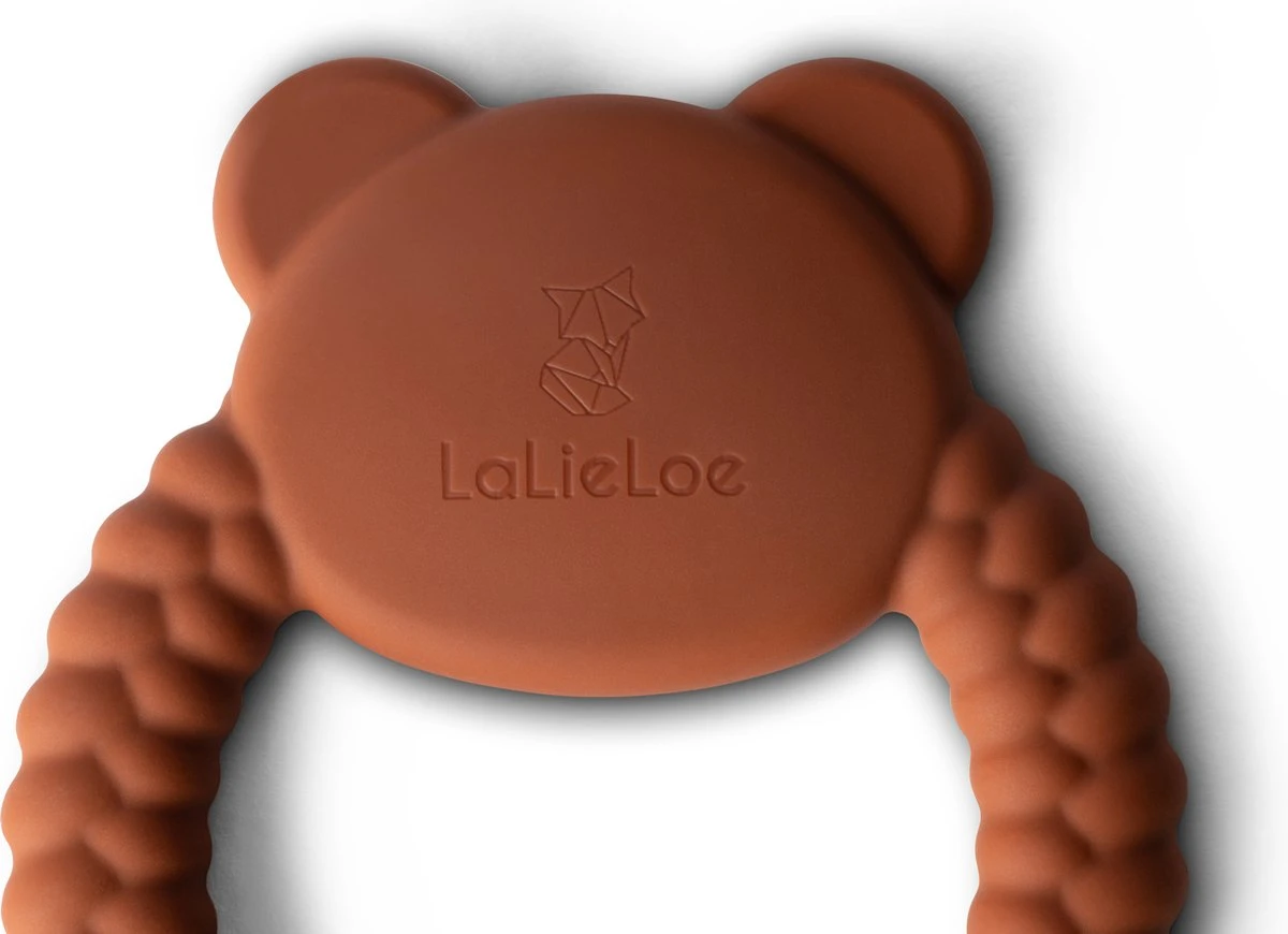 Bijtring Lalieloe Panda - Bijtspeelgoed - Kraam Cadeau - Koel Bijtring - Roest